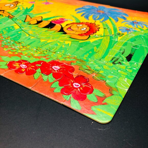 Vintage 70s Maya The Bee Jigsaw Puzzle: 60 pcs COMPLETE, GenX Cartoon Character - Picture 8 of 15